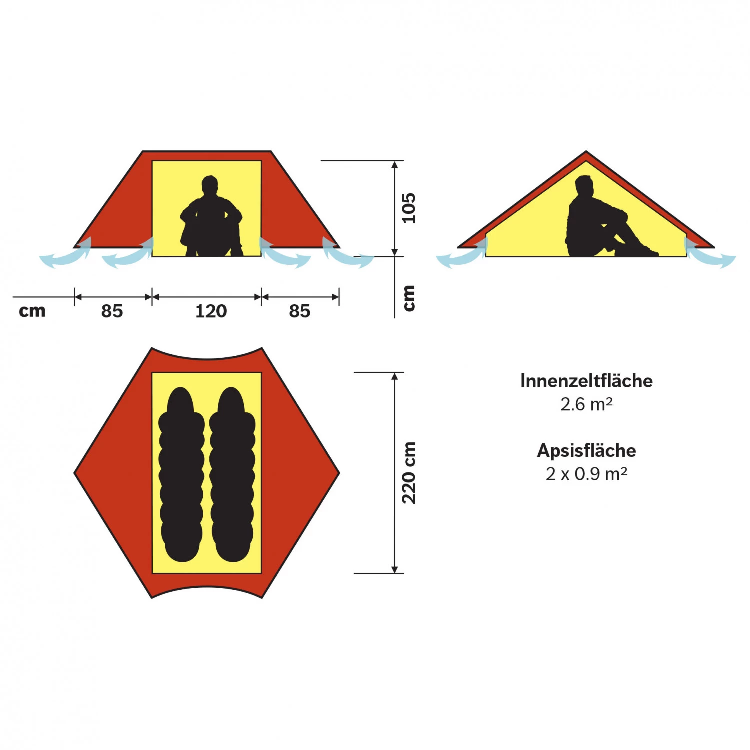 Hilleberg Anaris - 2-person Tent 2 Hilleberg Anaris - 2-person Tent - Image 2