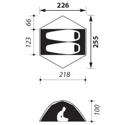 NOMAD Jade Tent - 2-person Tent -Camping Shop nomad jade tent 2 person tent detail 6