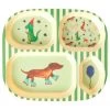 Rice Melamine Kids 4 Room Plate - Plate