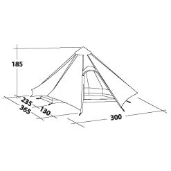 Robens Fairbanks - 4-person Tent -Camping Shop robens fairbanks 4 person tent detail 4