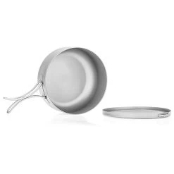 Robens Ori Titanium Pot With Plate Lid - Pot -Camping Shop robens ori titanium pot with plate lid pot detail 4