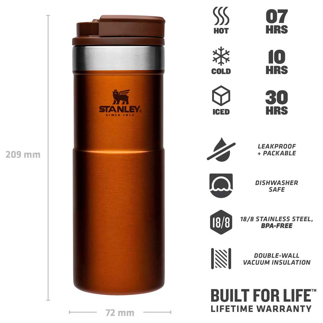 Stanley Classic Neverleak Travel Mug 470 Ml - Insulated Mug 4 Stanley Classic Neverleak Travel Mug 470 Ml - Insulated Mug - Image 4