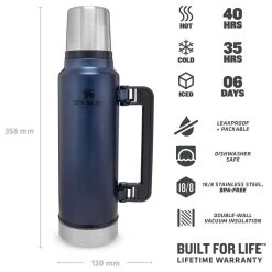 Stanley Classic Vakuum-Flasche 1,4 L - Insulated Bottle -Camping Shop stanley classic vakuum flasche 14 l insulated bottle detail 4