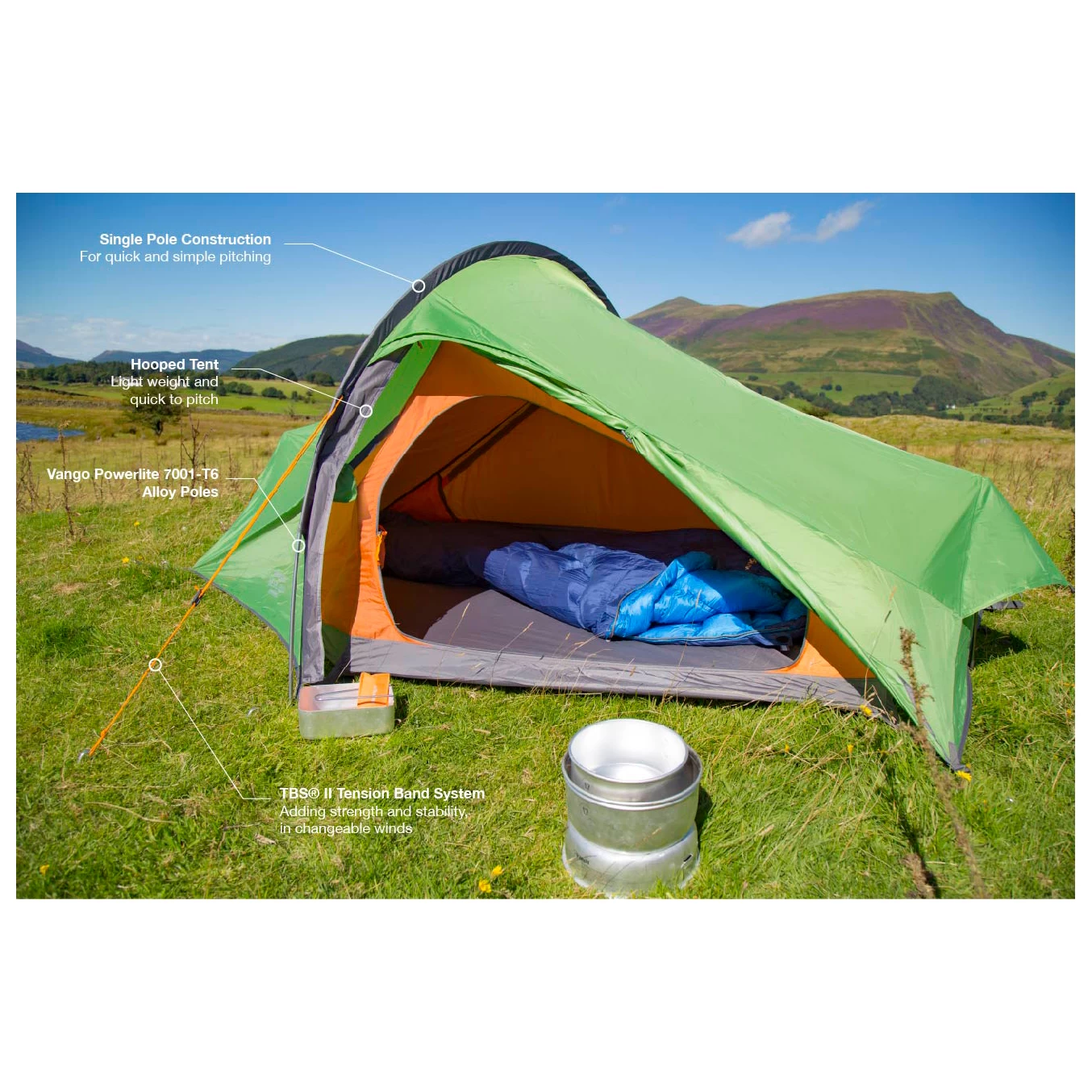 Vango Nevis 300 - 3-person Tent 3 Vango Nevis 300 - 3-person Tent - Image 3