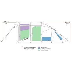 Evo TM V2 - 4-person Tent -Camping Shop zempire evo tm v2 4 person tent detail 7